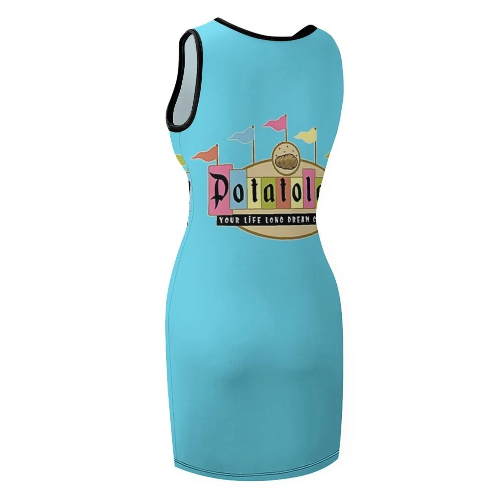 Potatoland Retro Sign T-Shirt Essential T-Shirt Sleeveless Sundress dress women summer 2025 clothes for women dresses for women
