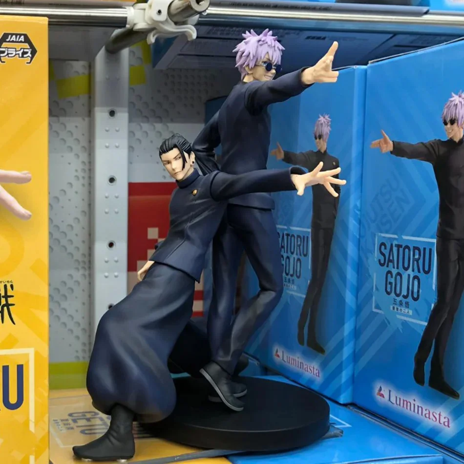 JJK Anime Figure Geto Suguru Fushiguro Toji Gojo Satou doll Combat pose style action figure Model Desktop Ornament Birthday Gift - view 5