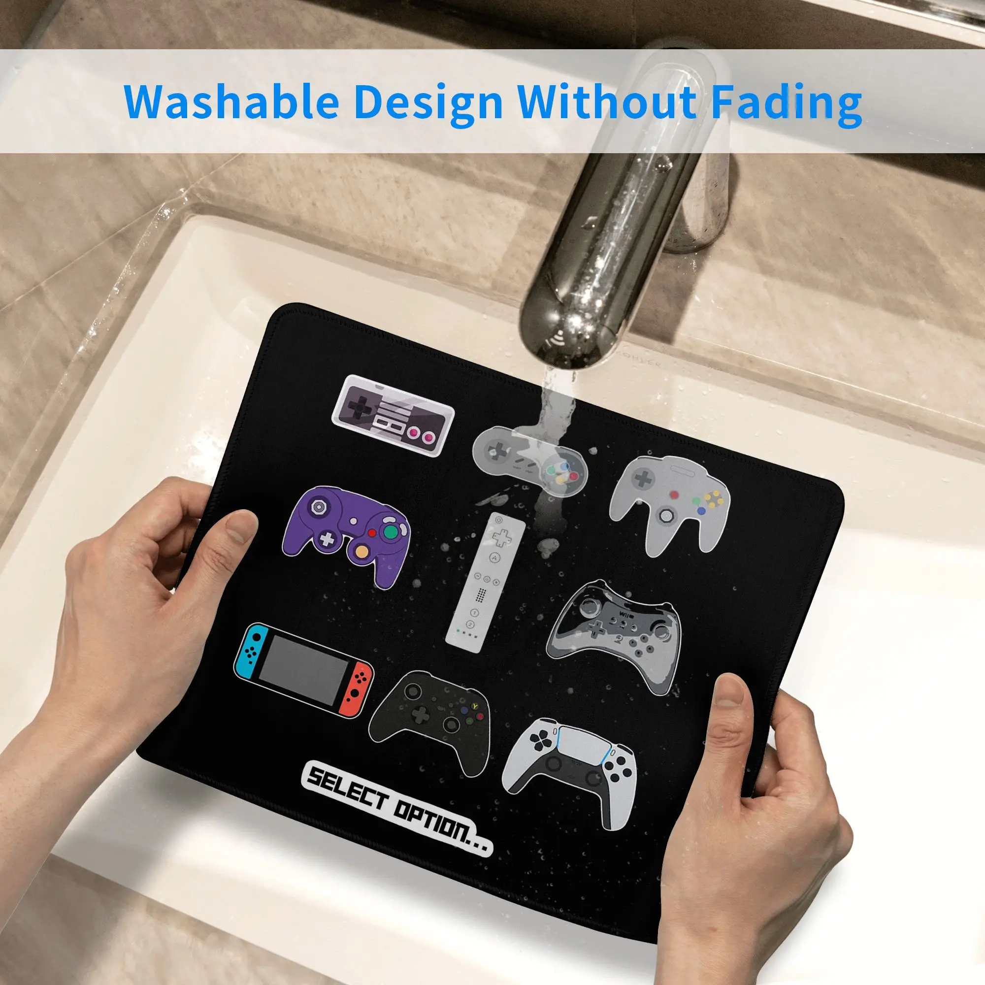 Gaming Controllers Mouse Pad Computer Keyboard Mouse Mat Gaming PC Laptop Desk Mat Office Accessories Table Mats