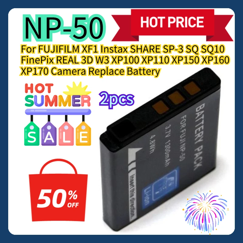 2Pcs For Fujifilm X… - image