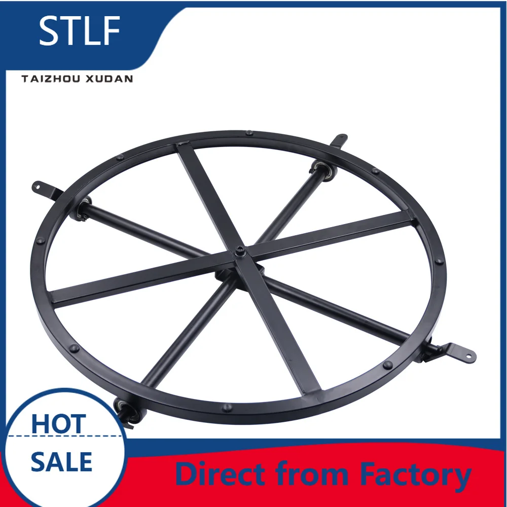 stlf  XD-TB005 Modern Metal Iron Steel Swivel Plate 26MM Thick Durable for Dining Kitchen Use