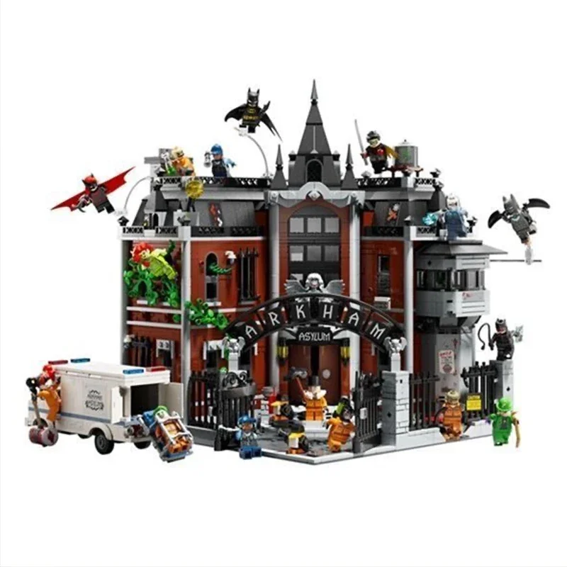 2025 NIEUW 76300 Arkham Asylum bouwmodel, geschikt als verjaardagscadeau, verzamelartikel of decoratief stuk voor volwassenen. - afbeelding 2