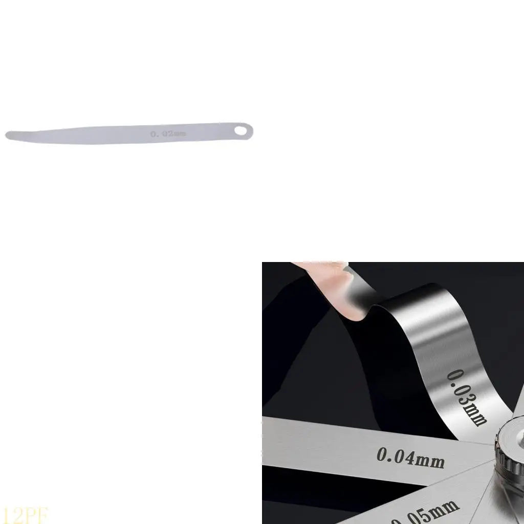 12PF Steel Feeler Gauge Corrosion Resistant Feeler Measurement Tool for Precise Tasks