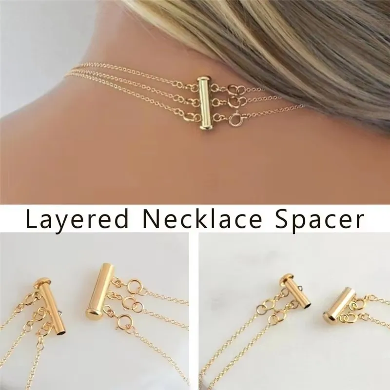 14K Gold Filled Tube Clasp Filigree Pearl Clasp Gold Button Jewelry Accessories Supplies for Bracelets Necklace Making Findings - view 5