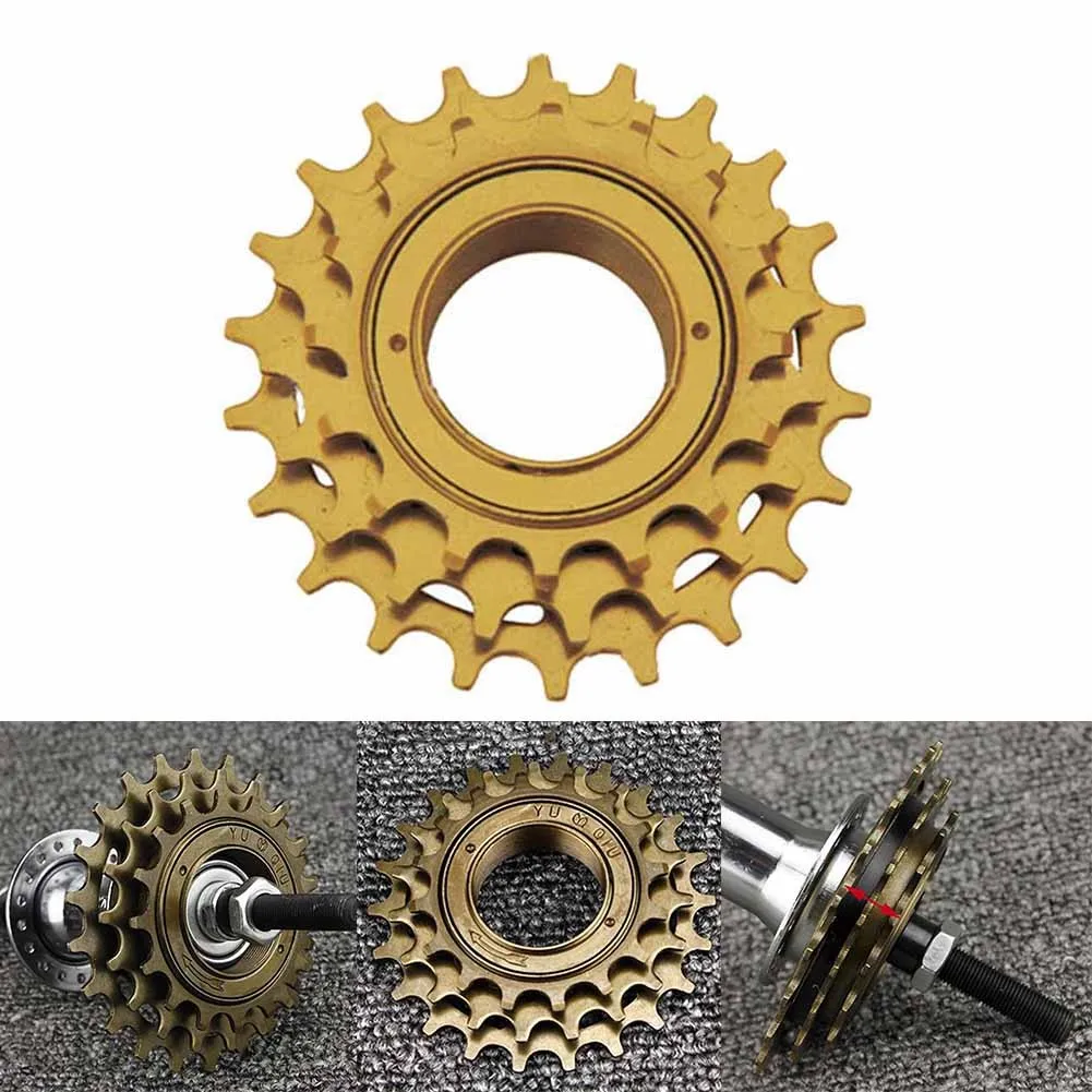 Bicycle Freewheel 3 Speed 16T 19T 22T Cassette Freewheel Foldind Bike Flywheel Replacemet Accessory Outdoor Cycling Component