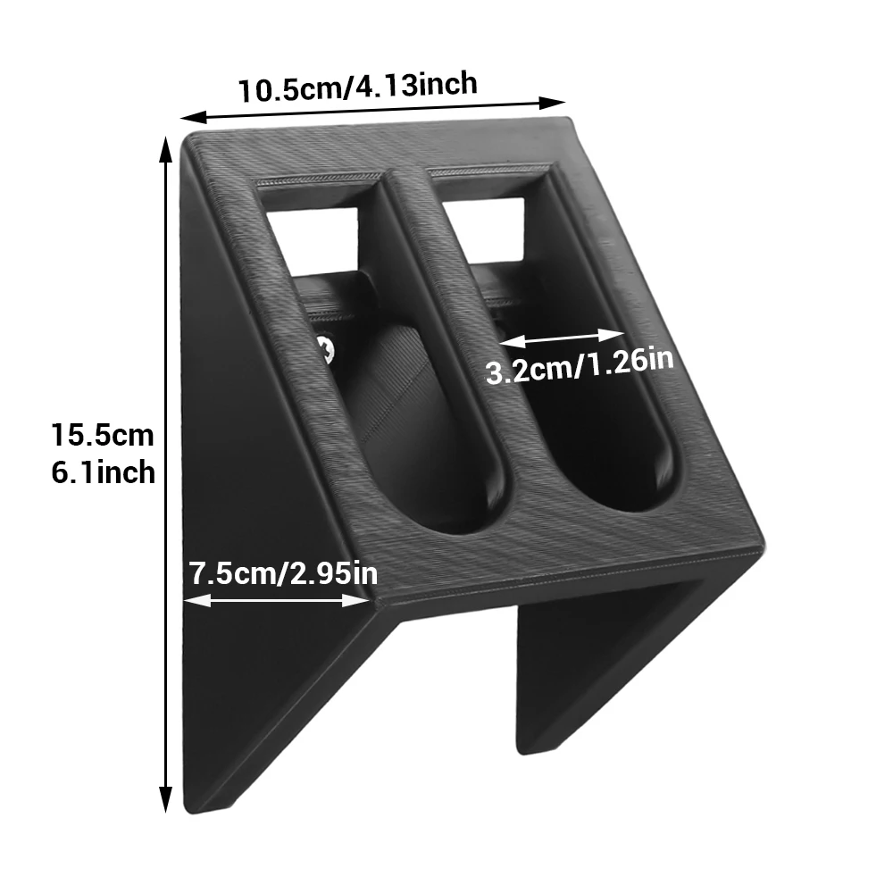 Soporte pistola de pared con ranuras para revólver y organización - imagen 2