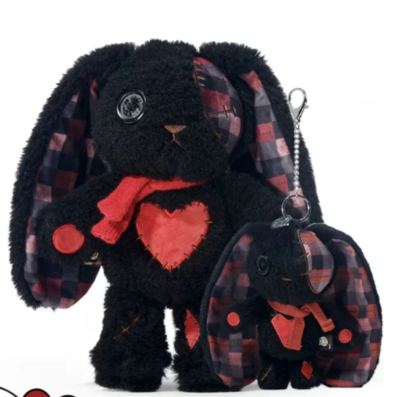 peluche-adorable-lapin-noir-a-cœur-rouge-et-oreilles-a-carreaux-jouet-doux-en-peluche-breloque-de-sac-decoration-cadeau-surprise-pour-filles