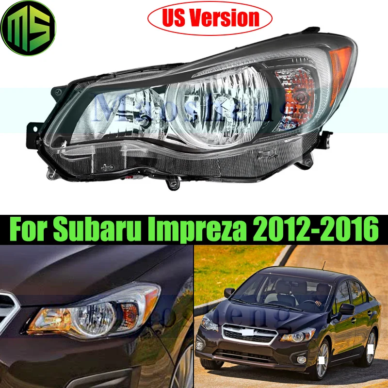 

Maosheng американская версия галогенный передний бампер головная фара для Subaru Impreza 2012-2016 фара передняя фара поворота
