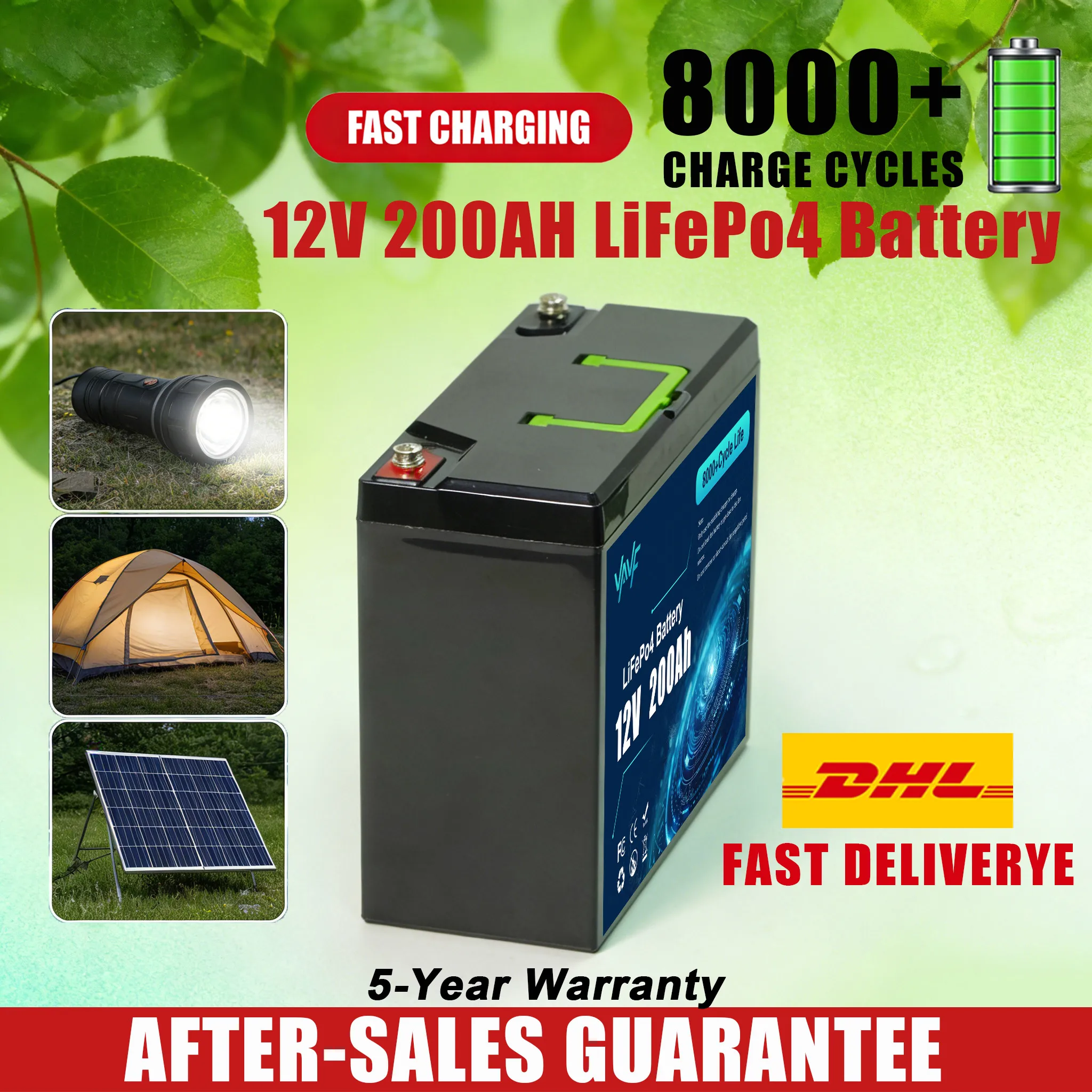 Upgrade🗜️12V 200Ah …