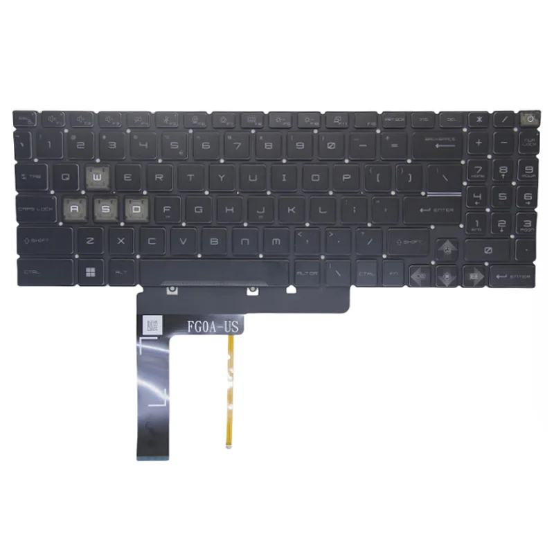 For MSI Katana15 Crosshair 15 B12U Pulse15b13V keyboard