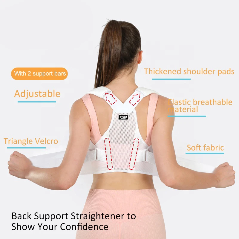 Back Support Posture Corrector Belt Adjustable Shoulder Clavicle Spine Support Belt Reshape Your Body Lumbar Brace Back Trainer