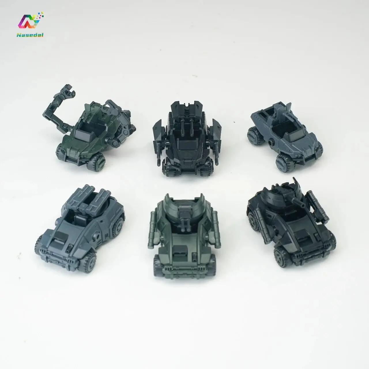 Sheik Mainland 3Min Project A 6pcs/Box 1/60 Bobcat Porcupine SciFi Armor Vehicle Model Kit Movable Wheels Hobby Collectible Gift