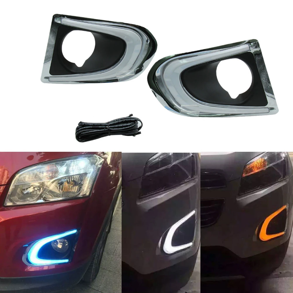 

1 set LED Daytime Running Lights For front left/right For Chevrolet Trax 2014 2015 2016 LED Daytime Running Lights