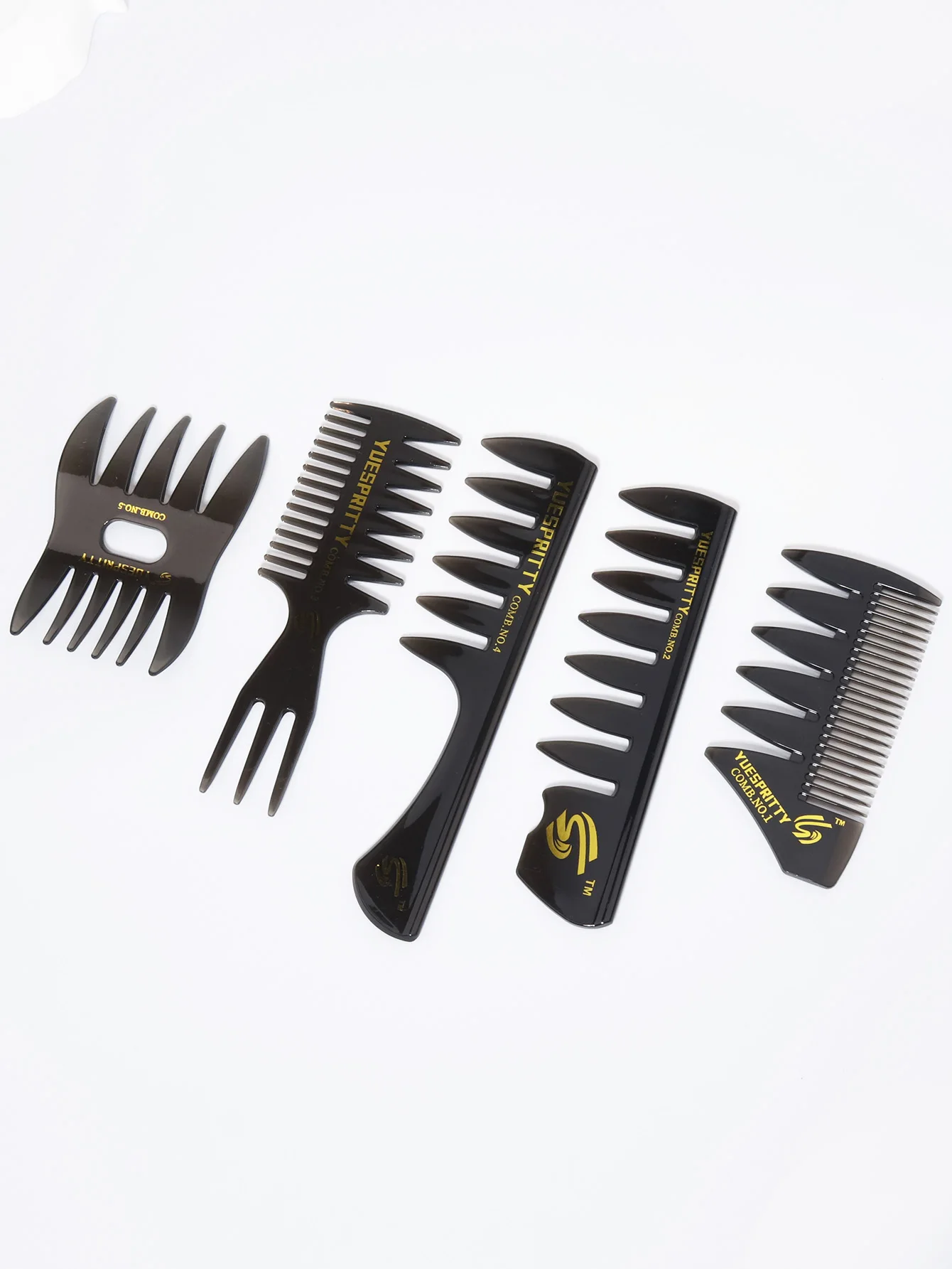 Afrikanischer Haarstyling-Kamm, Weitgezahnter Lockenkamm, Professionelle Styling- und Friseurwerkzeuge für Haaraccessoires – Detail 2