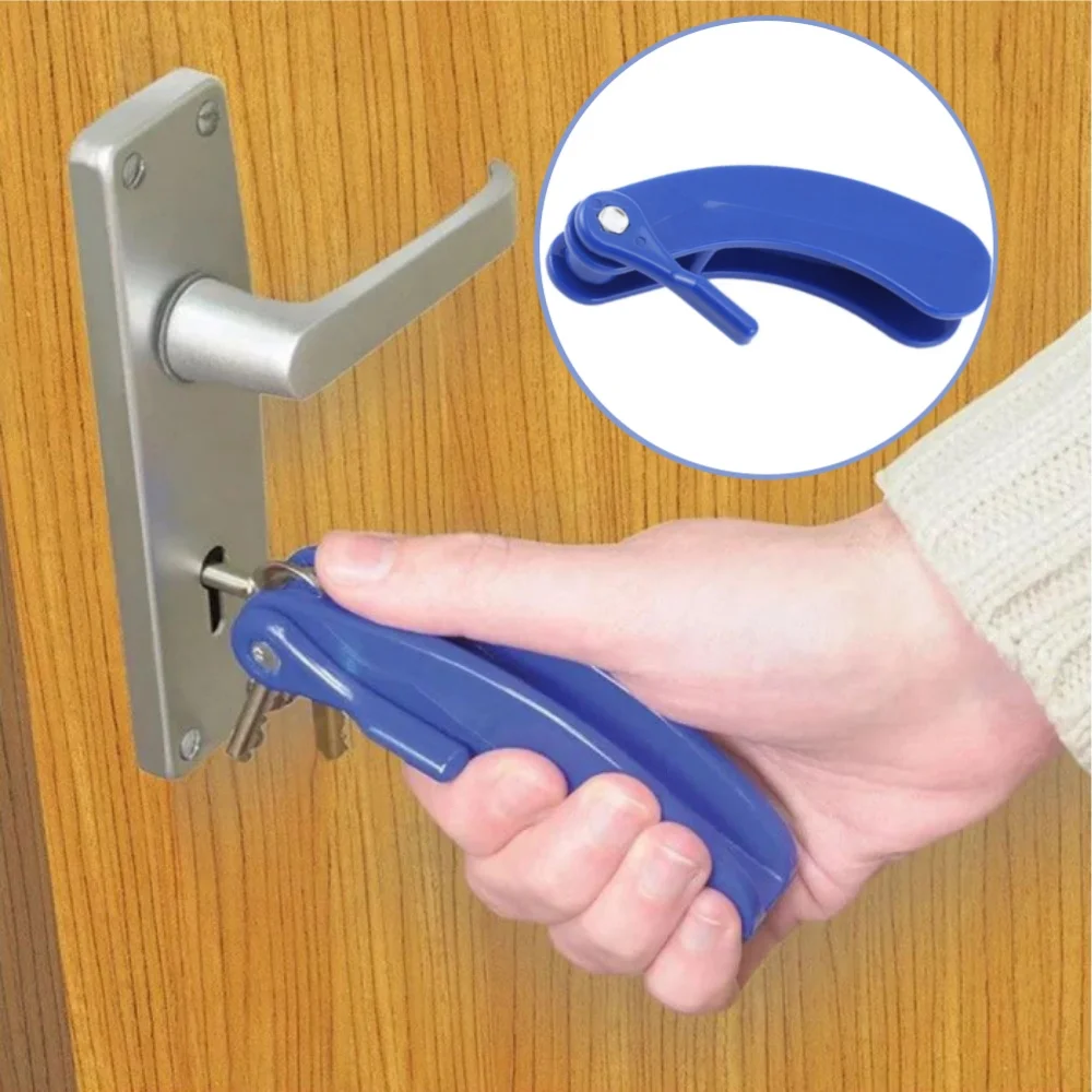 1pc Portable Door Opening Aid Key Aid Turning Holder Door Opening Assistance with Grip For Arthritis Hands Elderly and Disable
