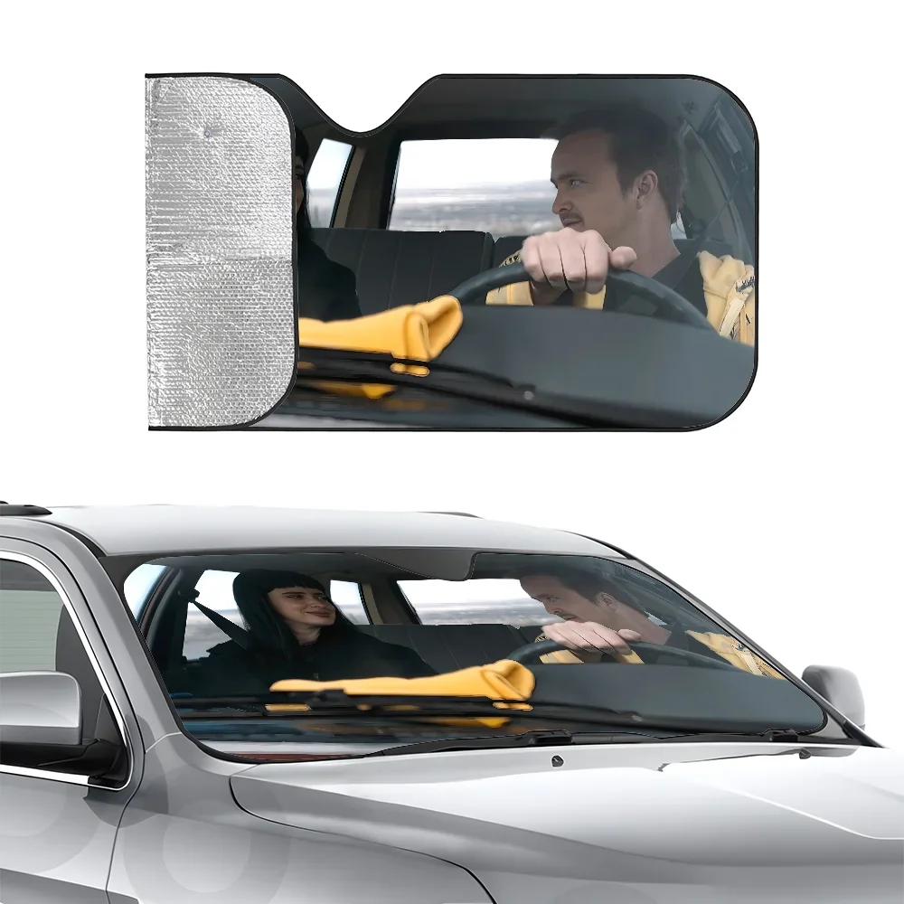 

Walter and Jesse Car SunSha Heat-insulating Aluminum Film Windshield Sunshas UV Rays Blocks Car Sun Visor Protector