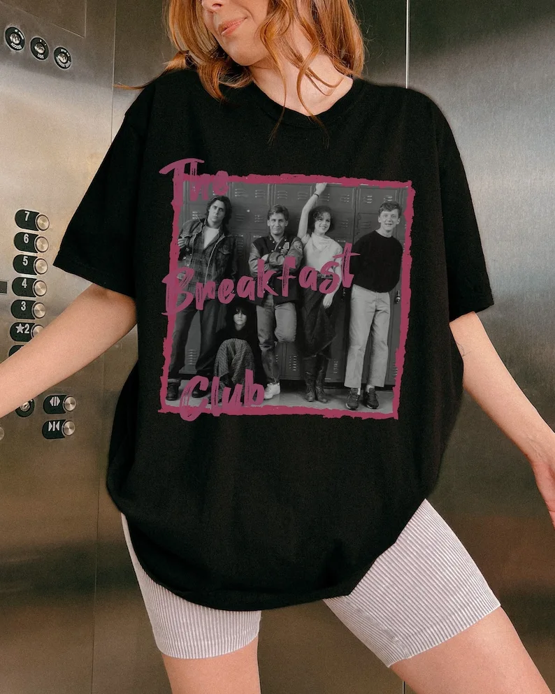 

The Breakfast Club Movie T-Shirt, Unisex, Comfort Colors 1717, Relaxed Fit Vintage Retro Tee shirt, John Hughes Shirt, Mother's