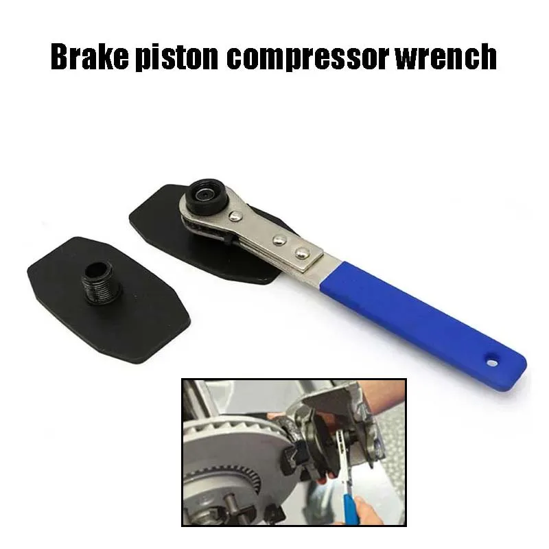 Car Ratchet Brake Piston Caliper Spreader Tool Stainless Steel Press Twin Quad Separator Pad Disc Repair Kits Brake Caliper Tool