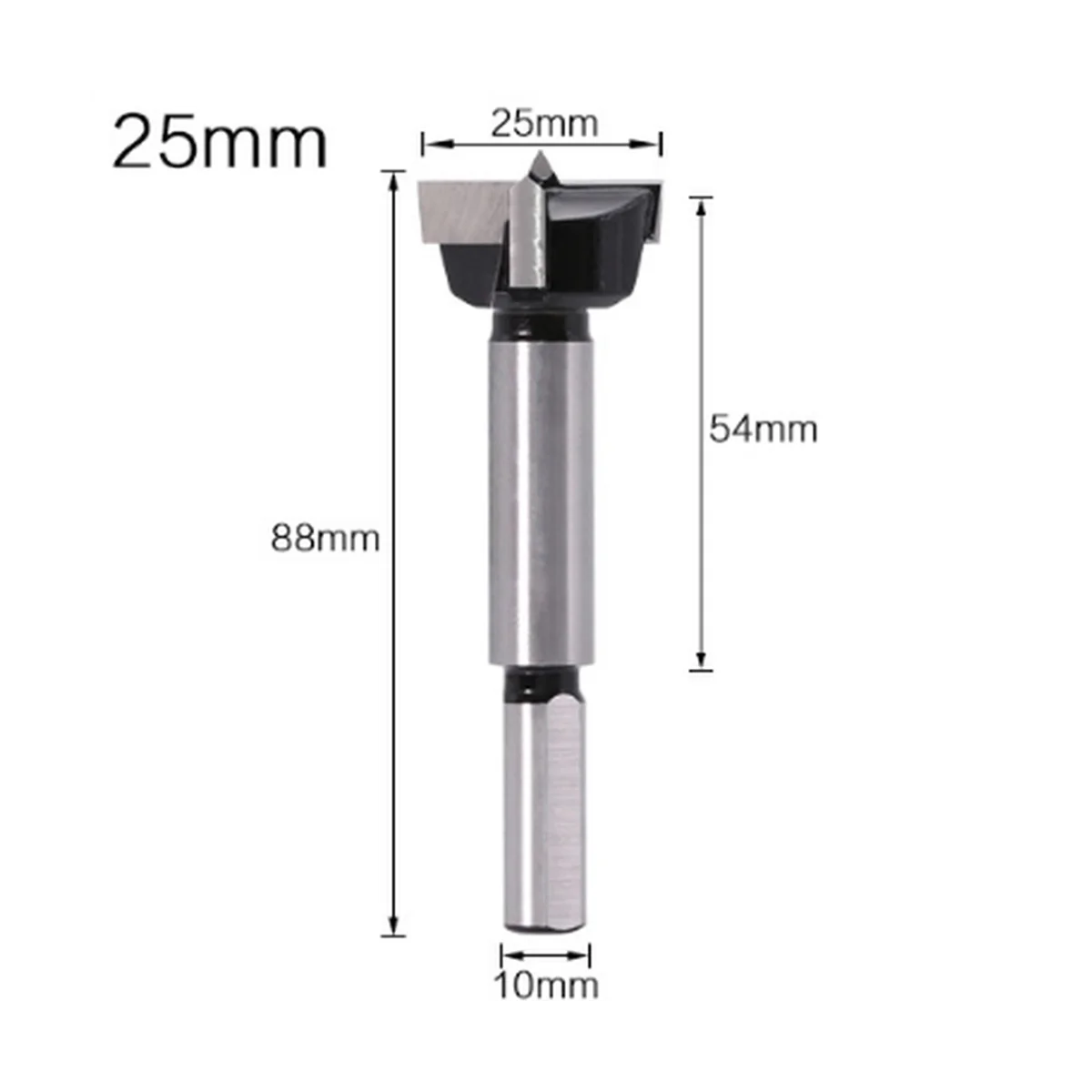 삼각형 생크가 있는 5 산업 등급 카바이드 목공 비트, 25mm, 28mm, 30mm, 32mm 및 35mm 포함