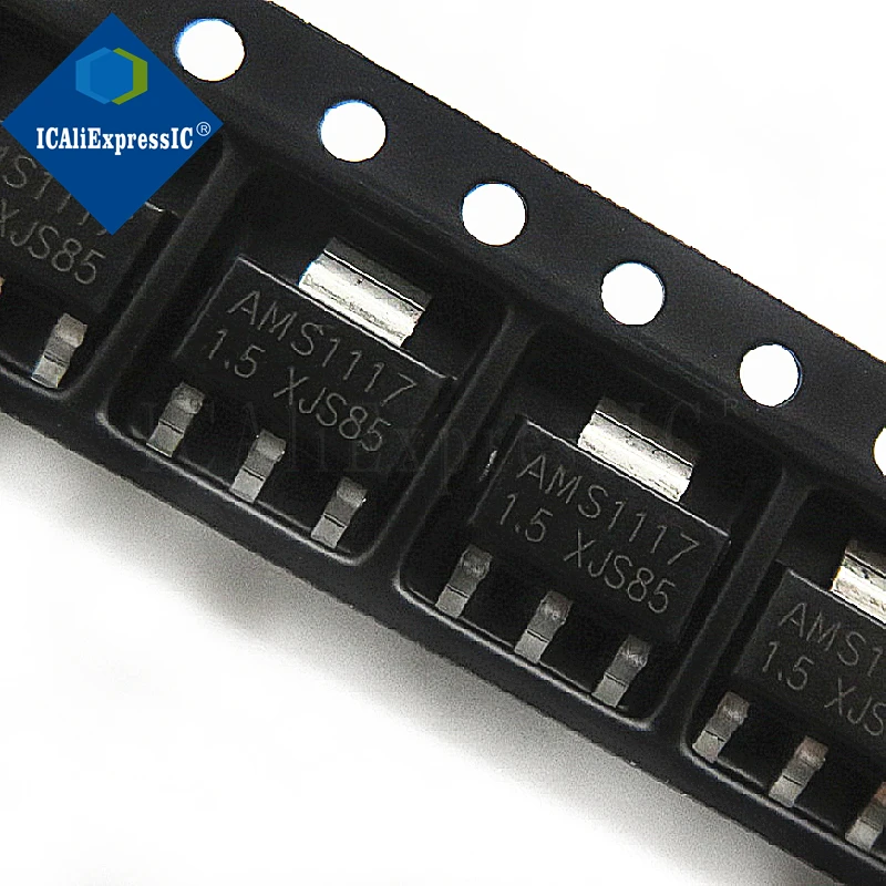 50 Stks/partij AMS1117-1.5 En 1117 1.5V 1a Sot-223 Nieuw Origineel Op Voorraad