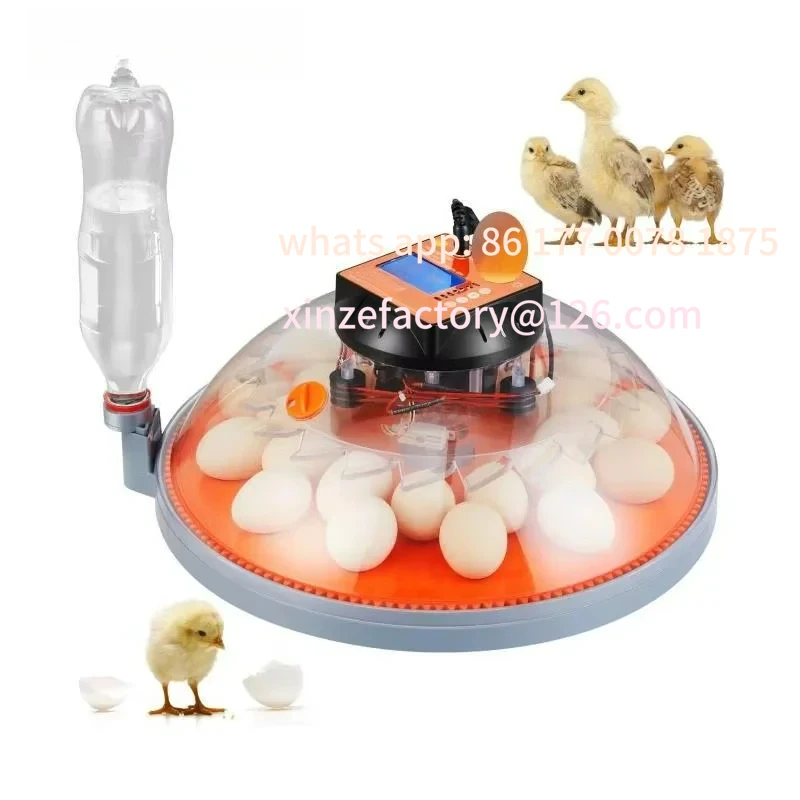 

Customizable 12/48 Egg Incubator Automatic Turner Poultry Hatcher with Temperature Humidity Control for Chicken Duck Hatch
