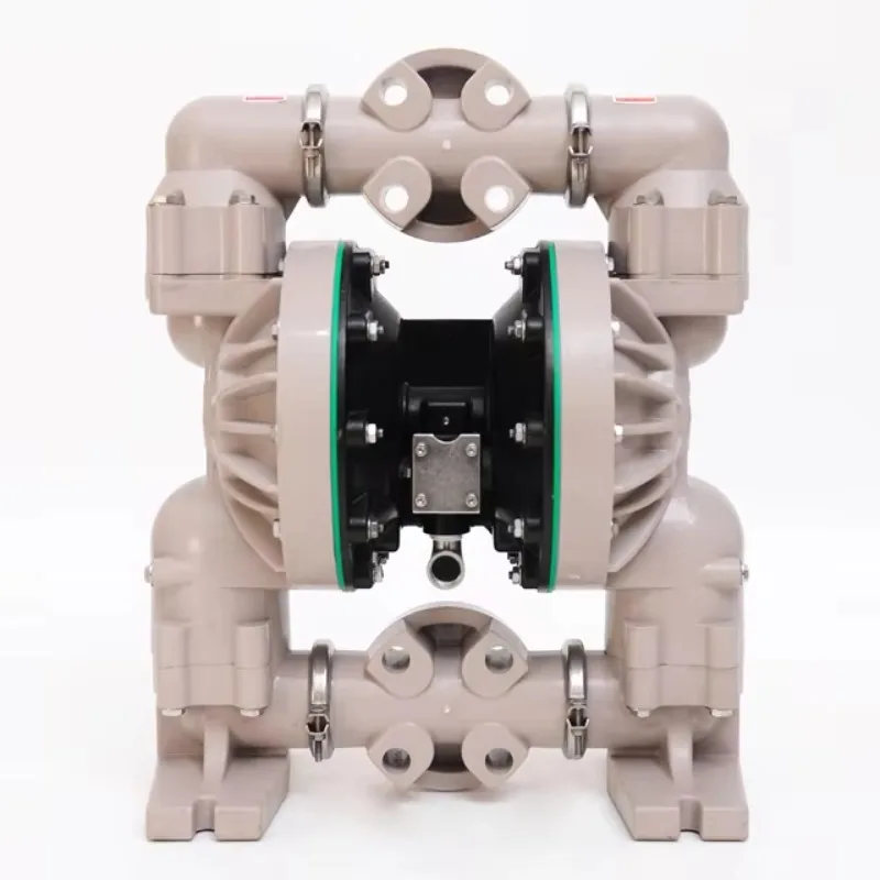 2인치 PP 공압식 이중 다이어프램 액체 이송 펌프 저압 산업용 공압 동력원