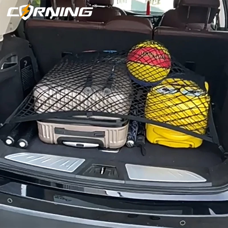 70x70cm Universal Trunk Mesh Pocket Tailgate Mesh Cover Car Luggage Mesh Accessories Decoration Supplies Novelty Auto Exterior