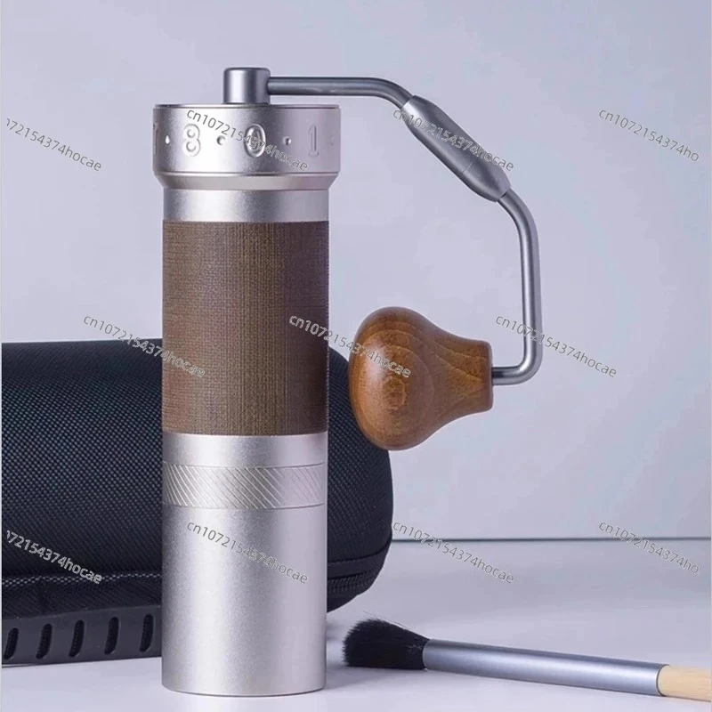 Special Manual Coffee Grinder 48mm burrs finer adjustment mechanism primarily designed for pour-over