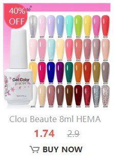 Clou Beaute 3 Stück 15ml Halbtransparenter Jelly Pink Hautfarbener Gel-Nagellack Nagelkunst-Set Professionelles Nagelstudio-Maniküre-Set – Detail 11