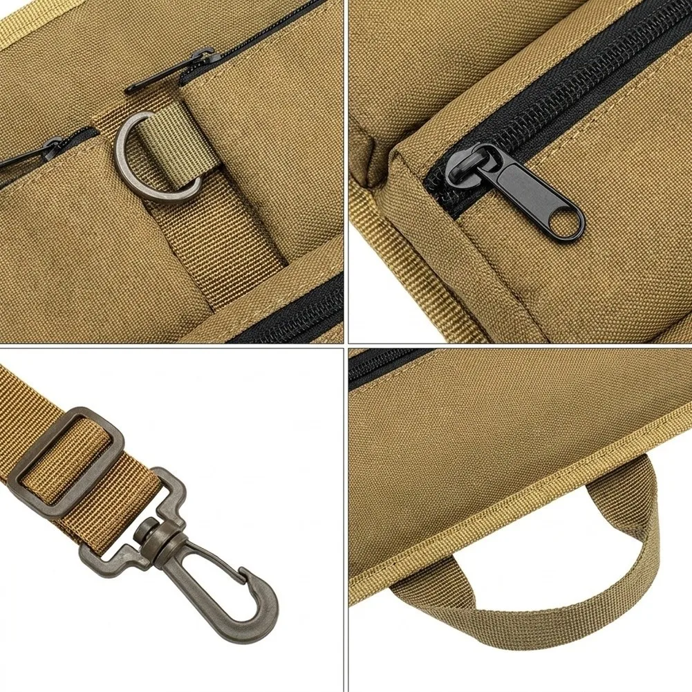 Roll Up Tool Organizer Oxford Cloth Construction with Secure Closure and Optimized Interior Layout for Daily Tool Use
