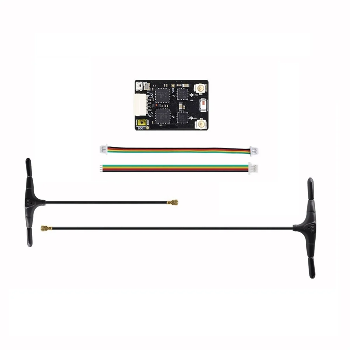 

ELRS RX Dual Receiver 2.4Ghz with 150mm and 90mm Antenna for RC FPV Racing Drone