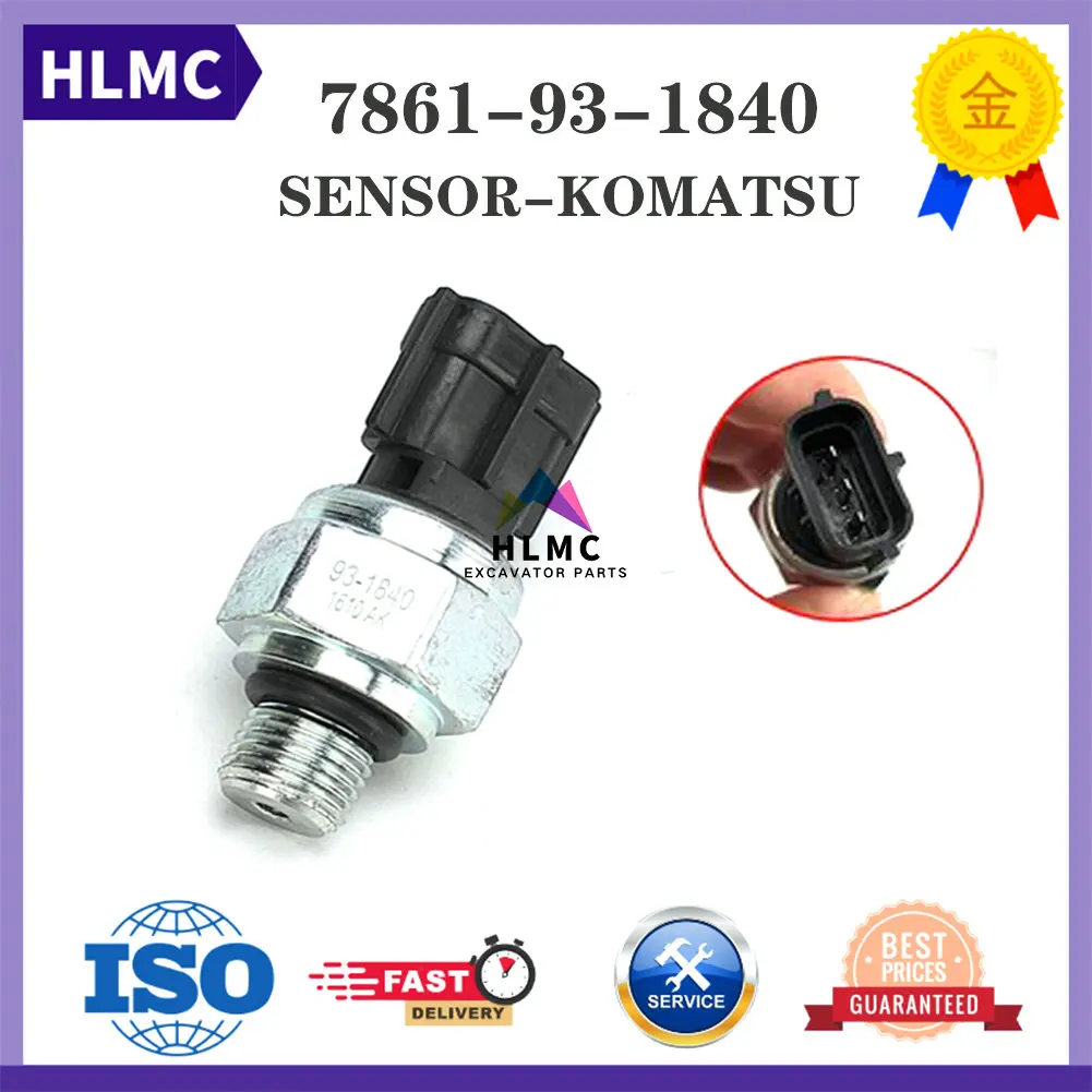 Excavator Electric parts Komatsu Oil Pressure Sensor PC200-8 7861-93-1840 Bulldozer D39PX-22 D39EX-22 D37PX-22 D37EX-22 D31PX-22