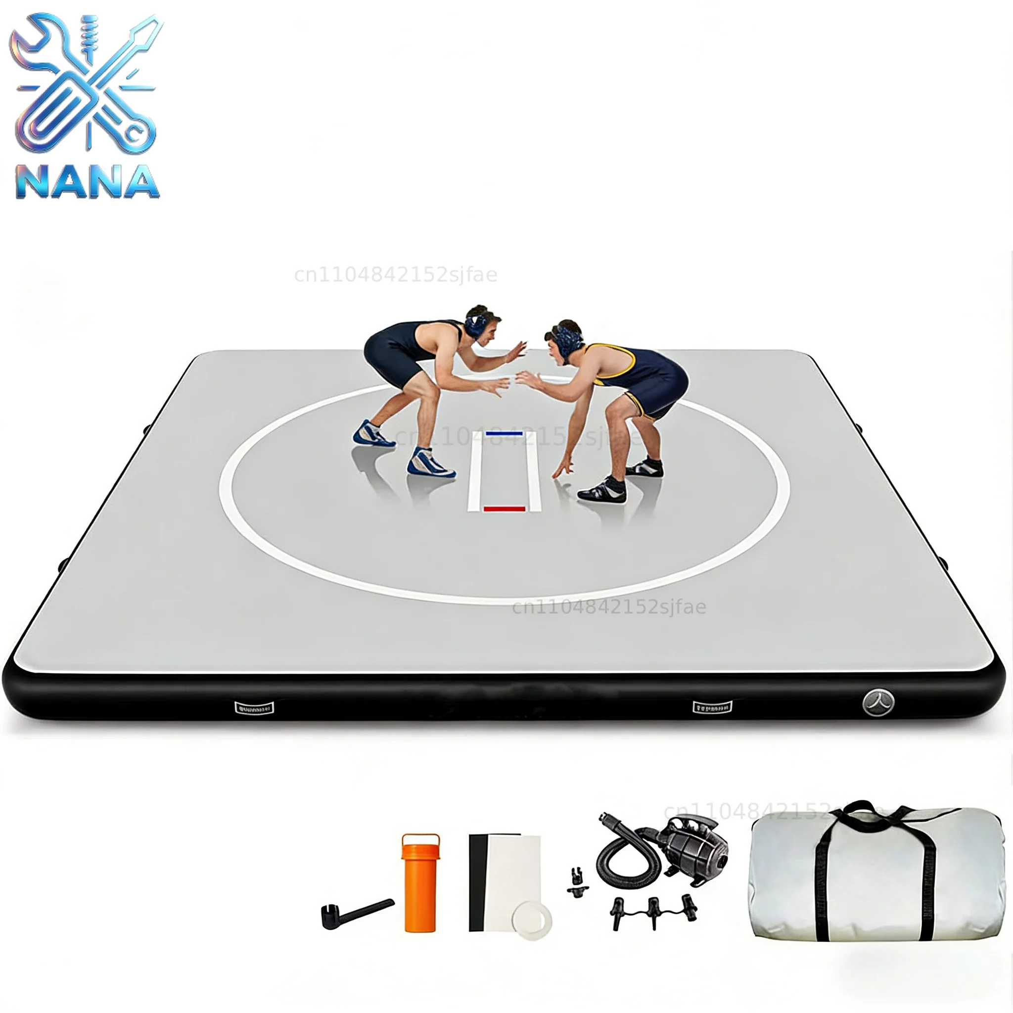 3*3M Professional Tatames Para Jiu Jitsu Portable PVC Inflatable Wrestling Mat 10cm Tatami BJJ MMA Martial Arts Judo  for Gym