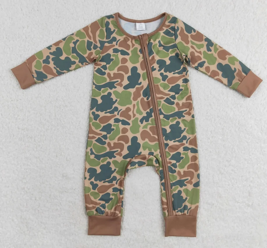 بدلة قفز للأطفال بأكمام طويلة وسحاب للأطفال الصغار لفصل الربيع والخريف من قطعة واحدة #2