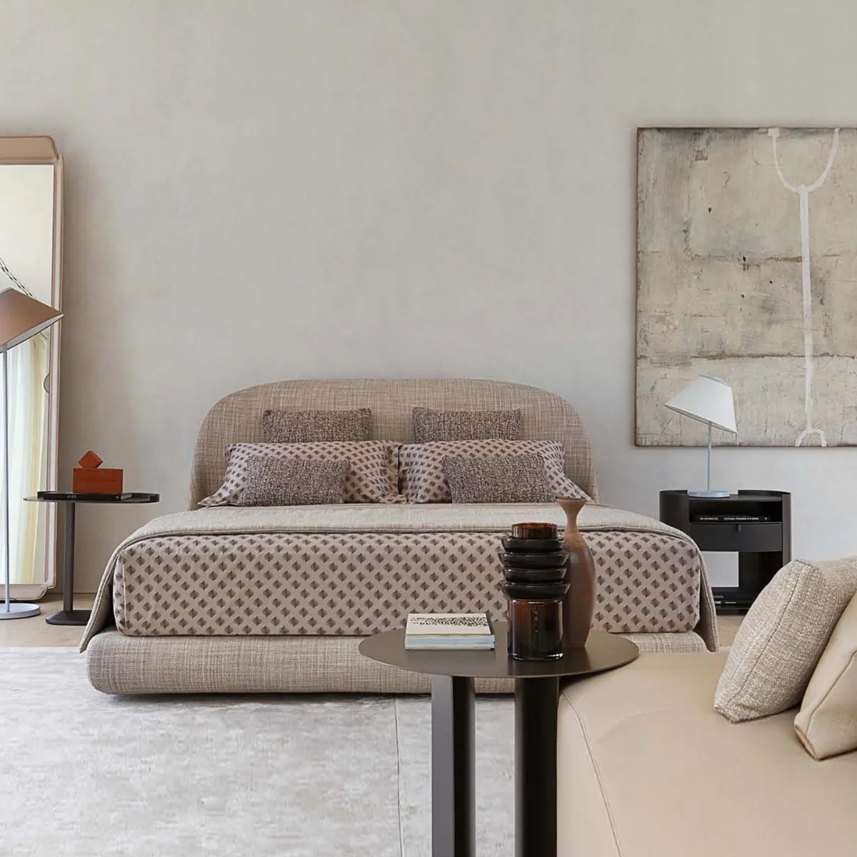 1.8 meters double bed high-end atmosphere 2 meters x 2 meters floor-to-ceiling bed
