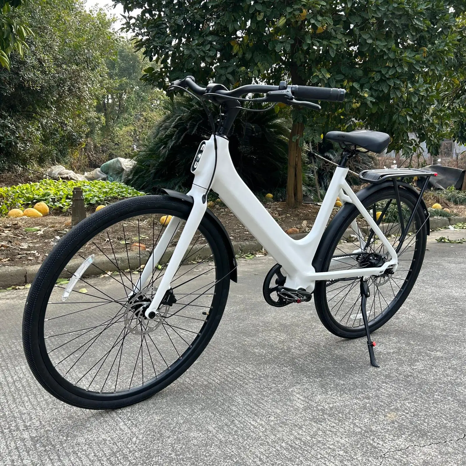 Drehmomentsensor für geräuscharmes Fahren auf Rennrädern, 36V 10Ah E-Bike mit verstecktem Akku im Rahmen, Riemenantrieb, neues Elektrofahrrad für Erwachsene
