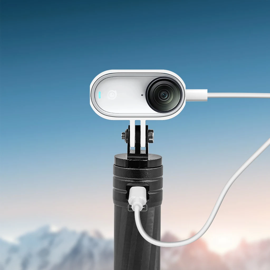 Вертикальный горизонтальный магнитный адаптер, крепление для зарядки через USB для Insta360 Go 3/3S, пластиковая защитная рамка, клетка, кронштейн для экшн-камеры