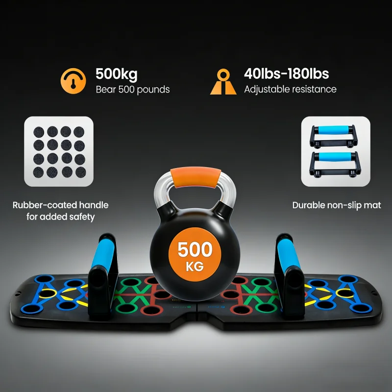 New Portable Foldable Multi-Fu - огляд і ціна Push Up Board Foldable Multi Function