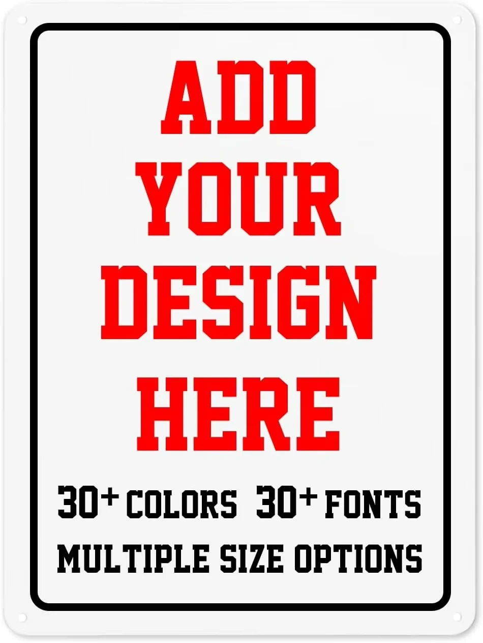 Letreros personalizados para exteriores, letreros de estacionamiento de metal personalizados de 8x12 pulgadas para negocios, letreros de intersección, letreros de carretera, letreros de jardín para exteriores