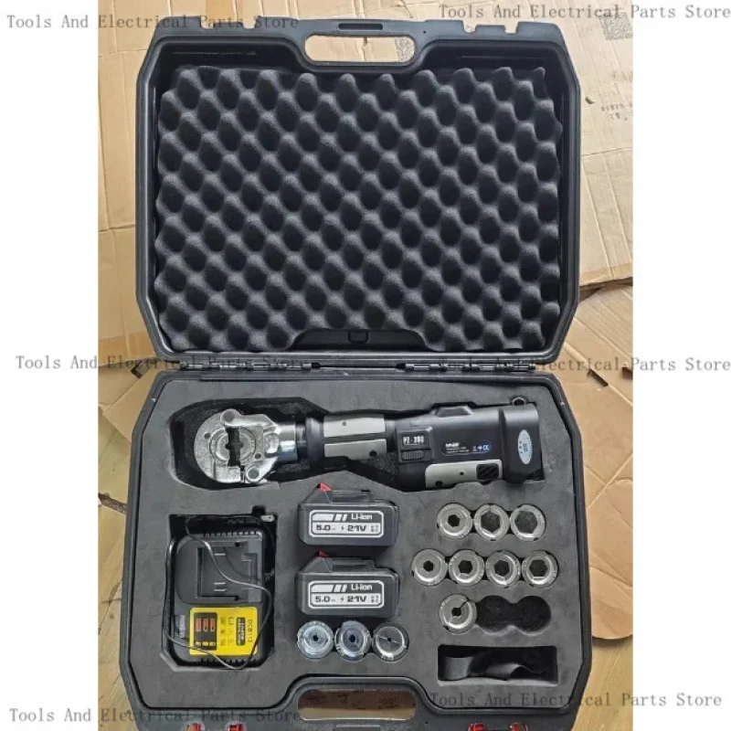 ​​PZ-300 Cordless Electric Hydraulic Crimping Tool, Battery Portable Crimper For 16-300Mm² Copper/Aluminum Cable Terminals