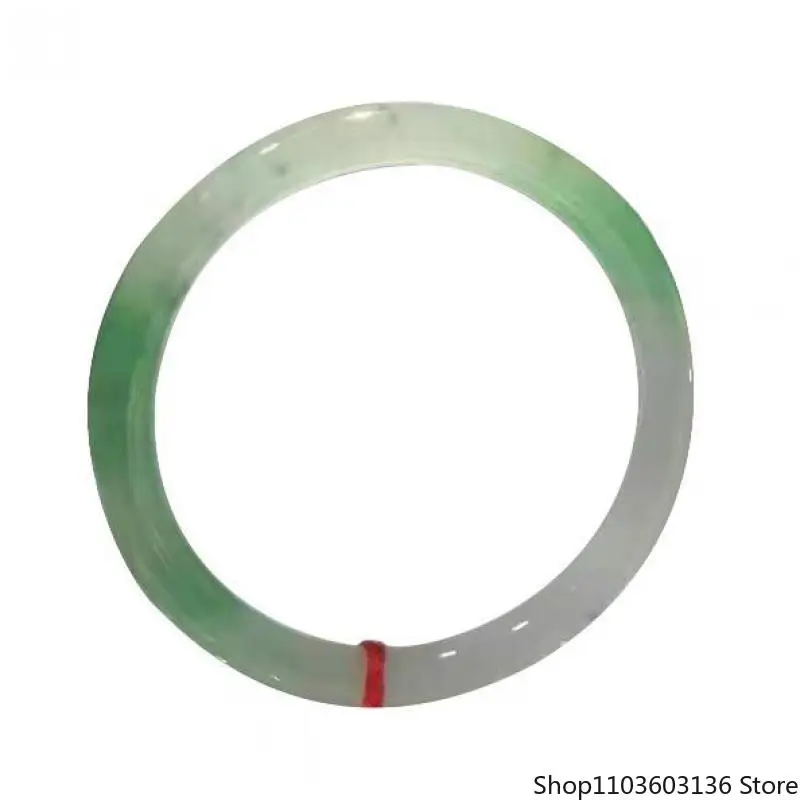 

Jingle тонкий зеленый нефритовый браслет, ювелирные аксессуары, женские браслеты из натурального мьянманского жадеита, тонкие круглые браслеты из камня нефрита