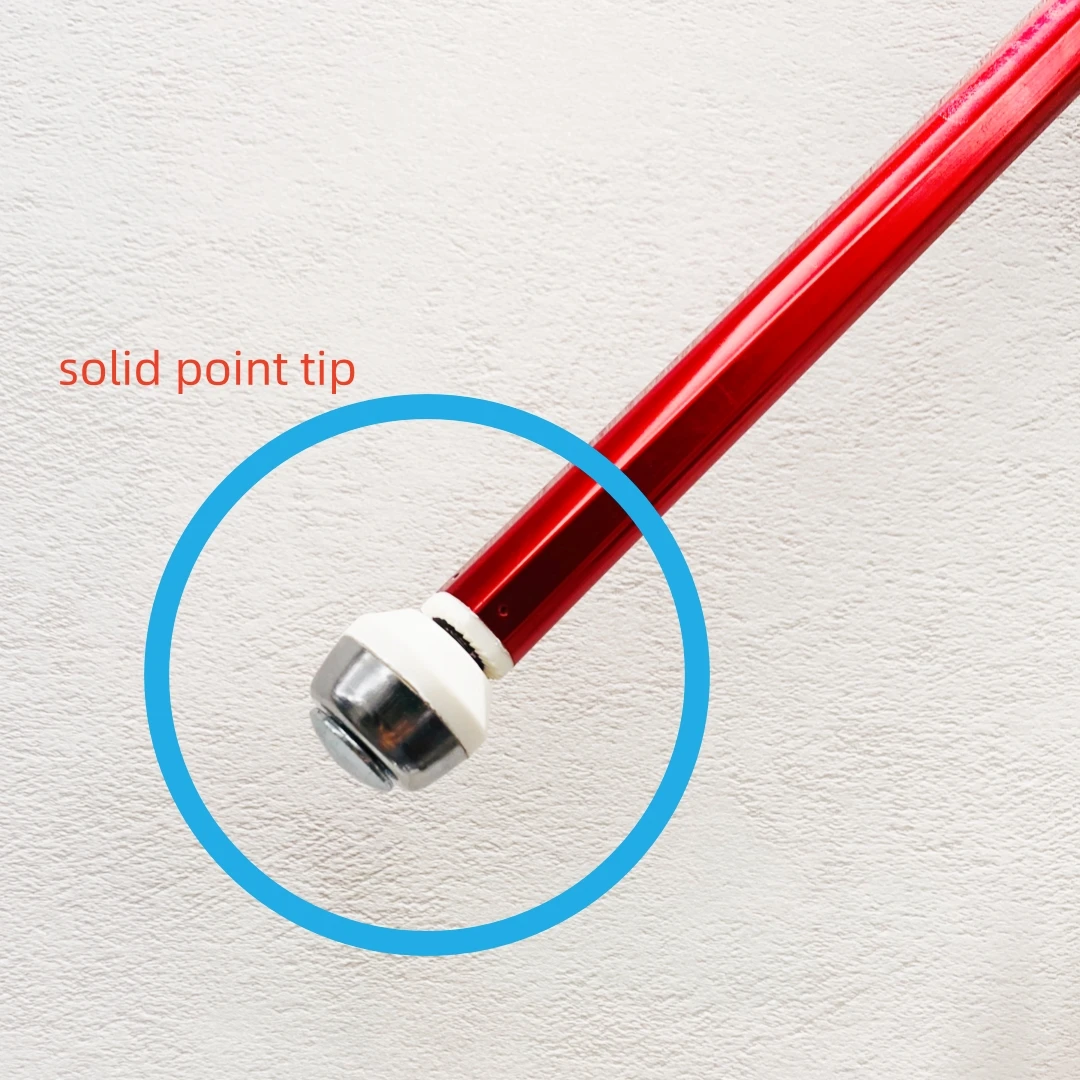 End Tip of Walking Cane Crutch Stick Pole Protector Cap Replacement Parts Roller Point Tips for the Blind People Older Elderly