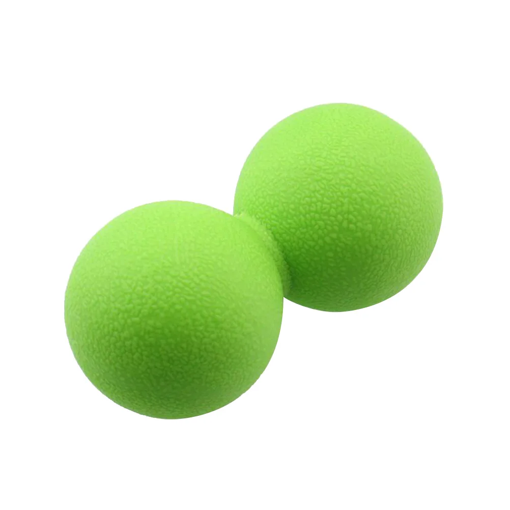 

Peanut Massage Ball Double Body Massager For Muscle Pain Relief Green Non Toxic Material Yoga Fitness Stretching Portable Foot