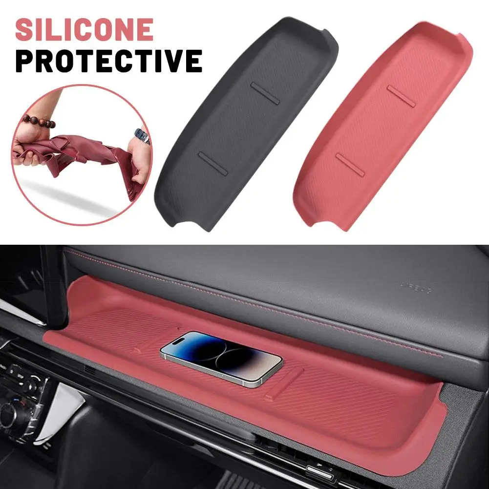 

Front Passenger Dashboard Silicone Protective Pad For Hyundai Tucson L 2024 2025 Automotive Interior Decoration Accessories