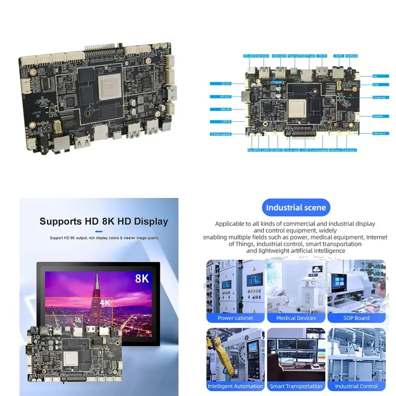 AI Programming Controller Based on Rockchip RK3588 Edge Computing Industrial Edge PC Intelligent Computer IoT PAC Controller