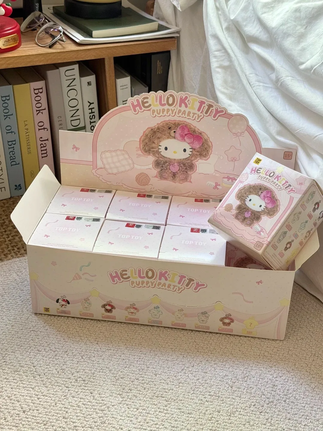 Authentische TOP TOY Hello Kitty Welpen-Party-Serie Blindbox Niedlicher Kitty-Taschenanhänger KT Mystery Box Kollektion Geburtstagsgeschenke – Detail 5