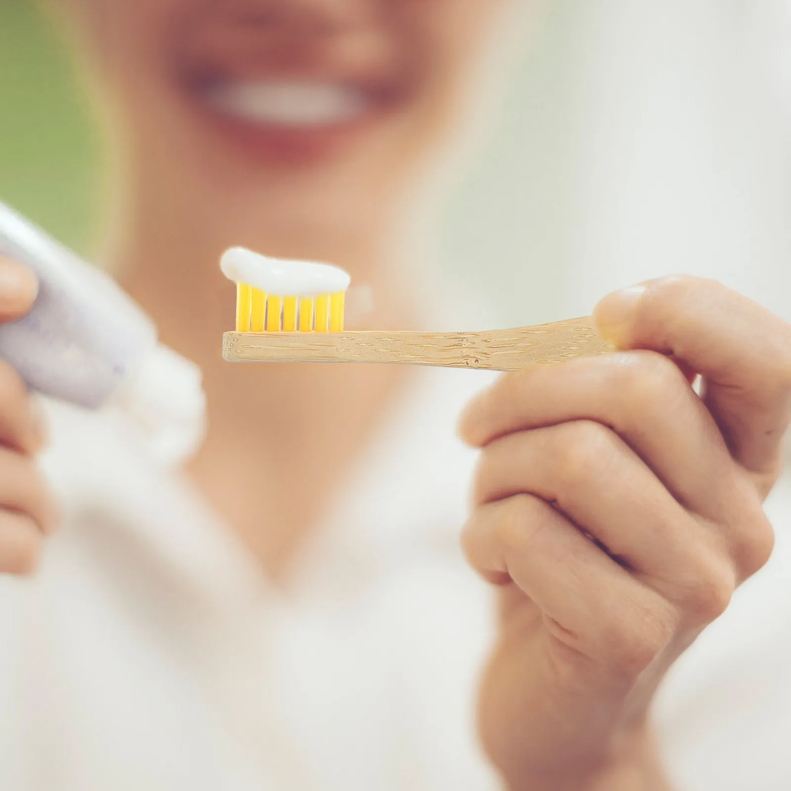 

5Pcs Bamboo Charcoal Soft Bristle Toothbrush Set Wear-Resistant Comfortable Handle Healthy Materials Safe Oral