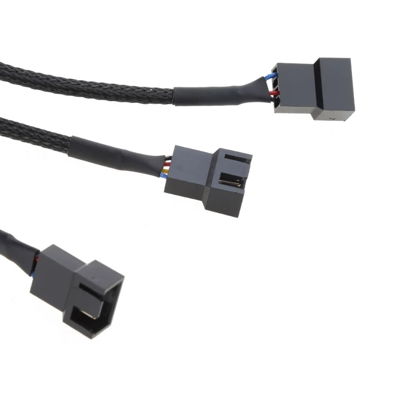 Lüfter-Hub, CPU-Kühl-HUB, 1 bis 3 Anschlüsse, 12 V, 3-poliger Lüfter, PWM-Lüfter-Hub, SATA-Controller, Netzteil,