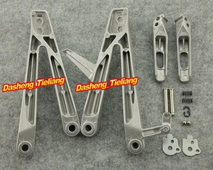 Motorcycle  Aluminum Alloy Rear Passenger Rear Foot Pegs Footrest Brackets for Honda 2004-2007 CBR1000RR CBR 1000 RR