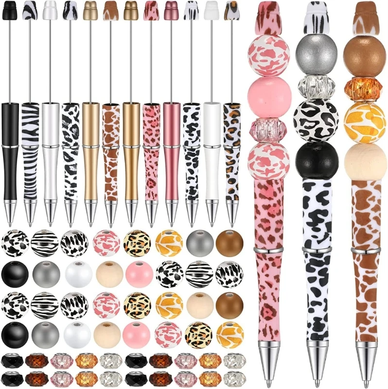 12 Stuks Kralen Pen Kits Kralen Set Balpen Pen Pen Pen Pen Diy Materiaal School Kids Kralen Pen Maken Kits Pennen